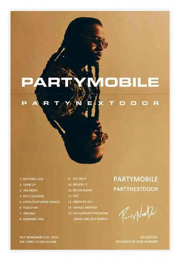 PARTYNEXTDOOR Posters