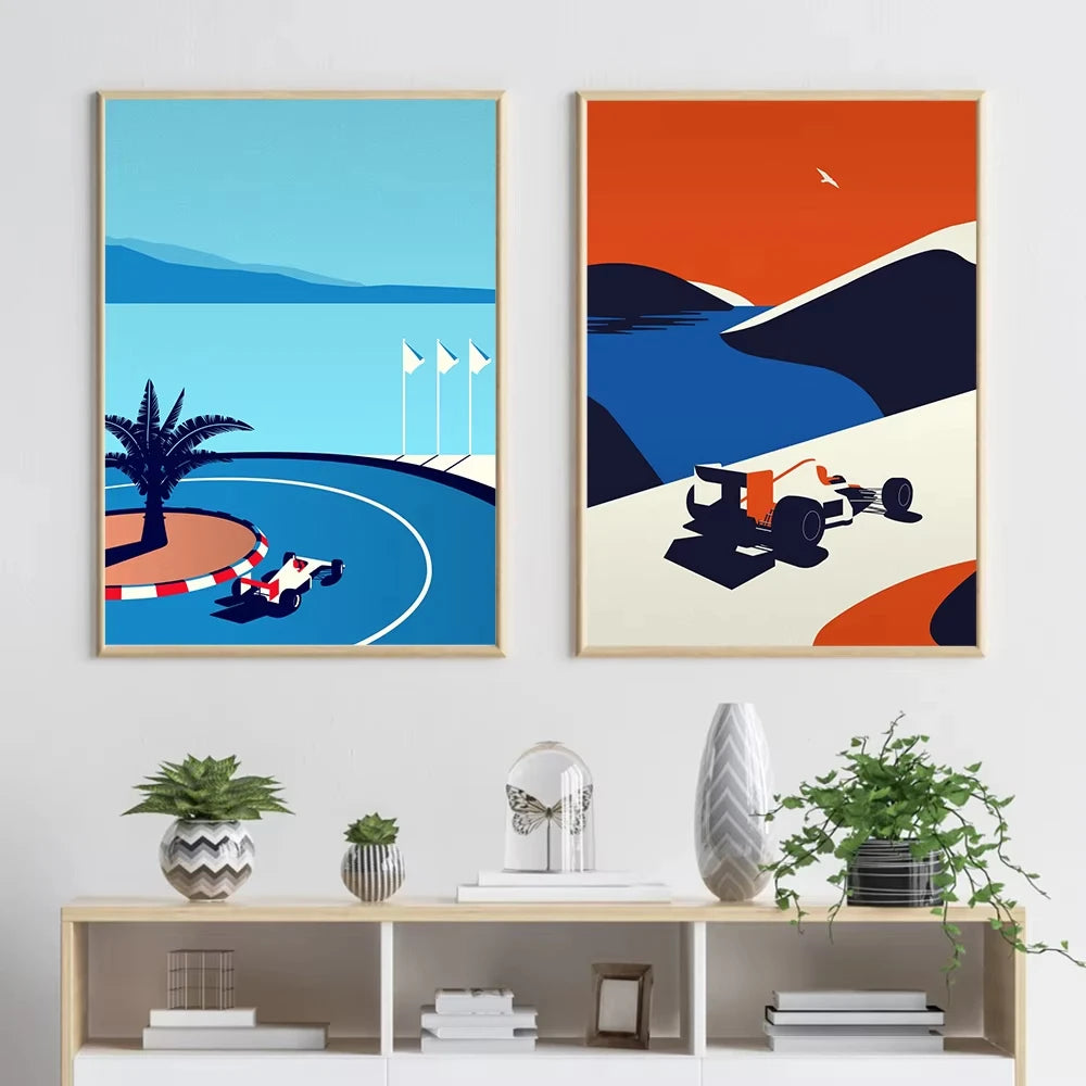 Retro Car Posters
