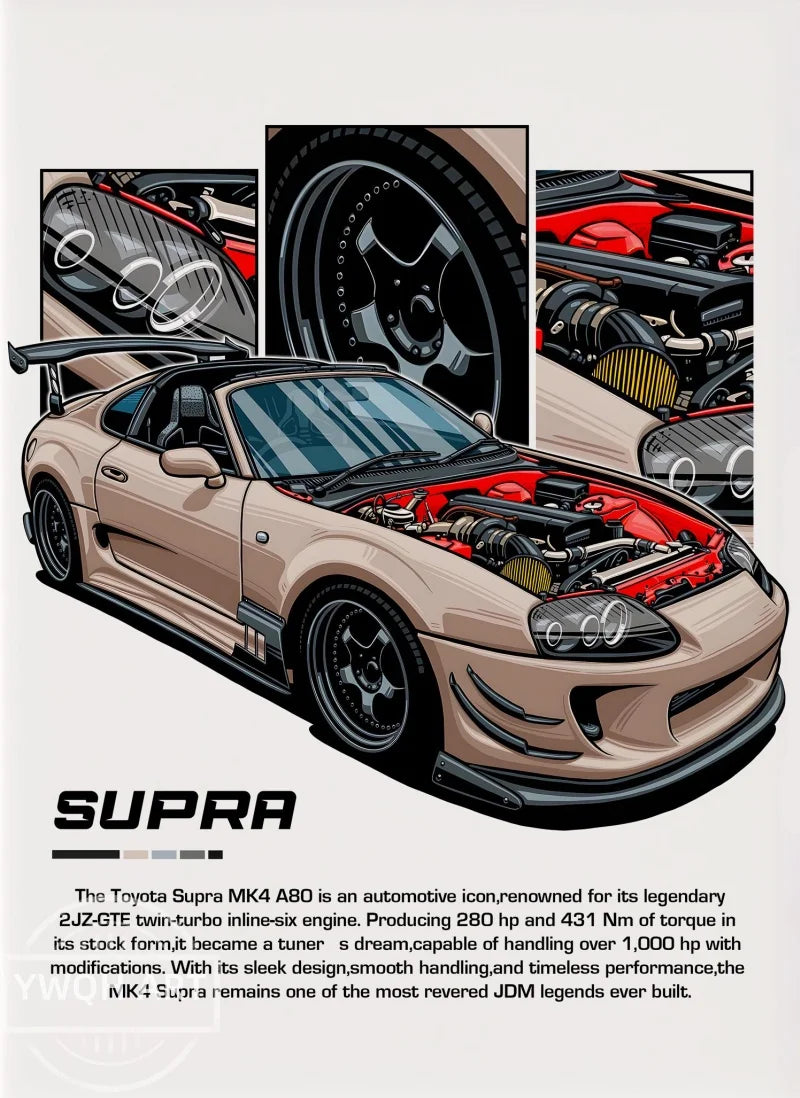 Drag car Posters