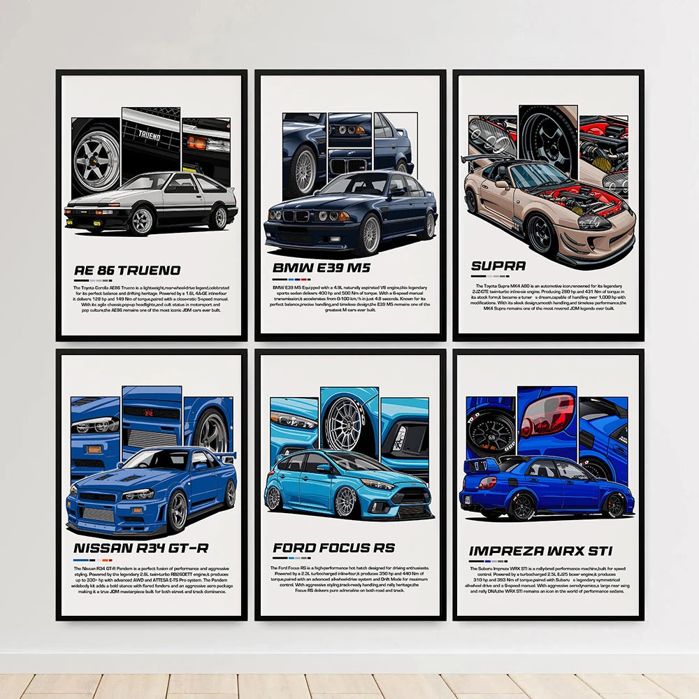 Drag car Posters