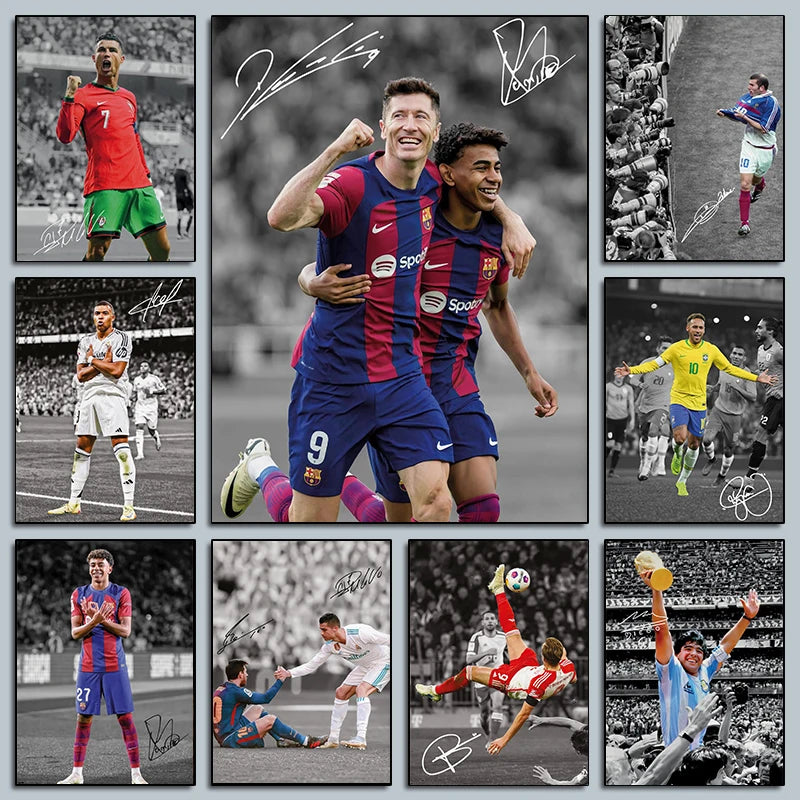 Football Posters - Signed