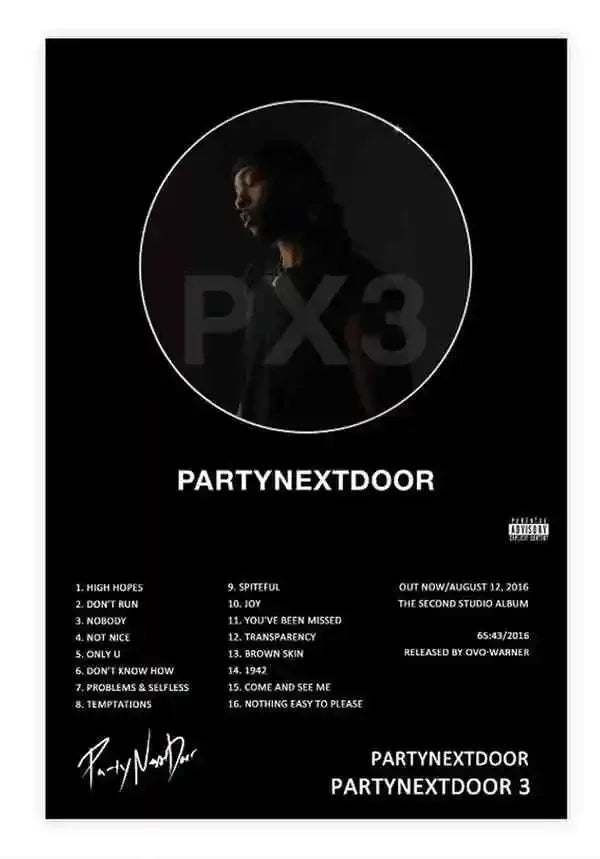 PARTYNEXTDOOR Posters