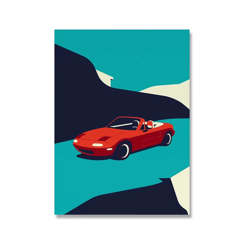 Retro Car Posters