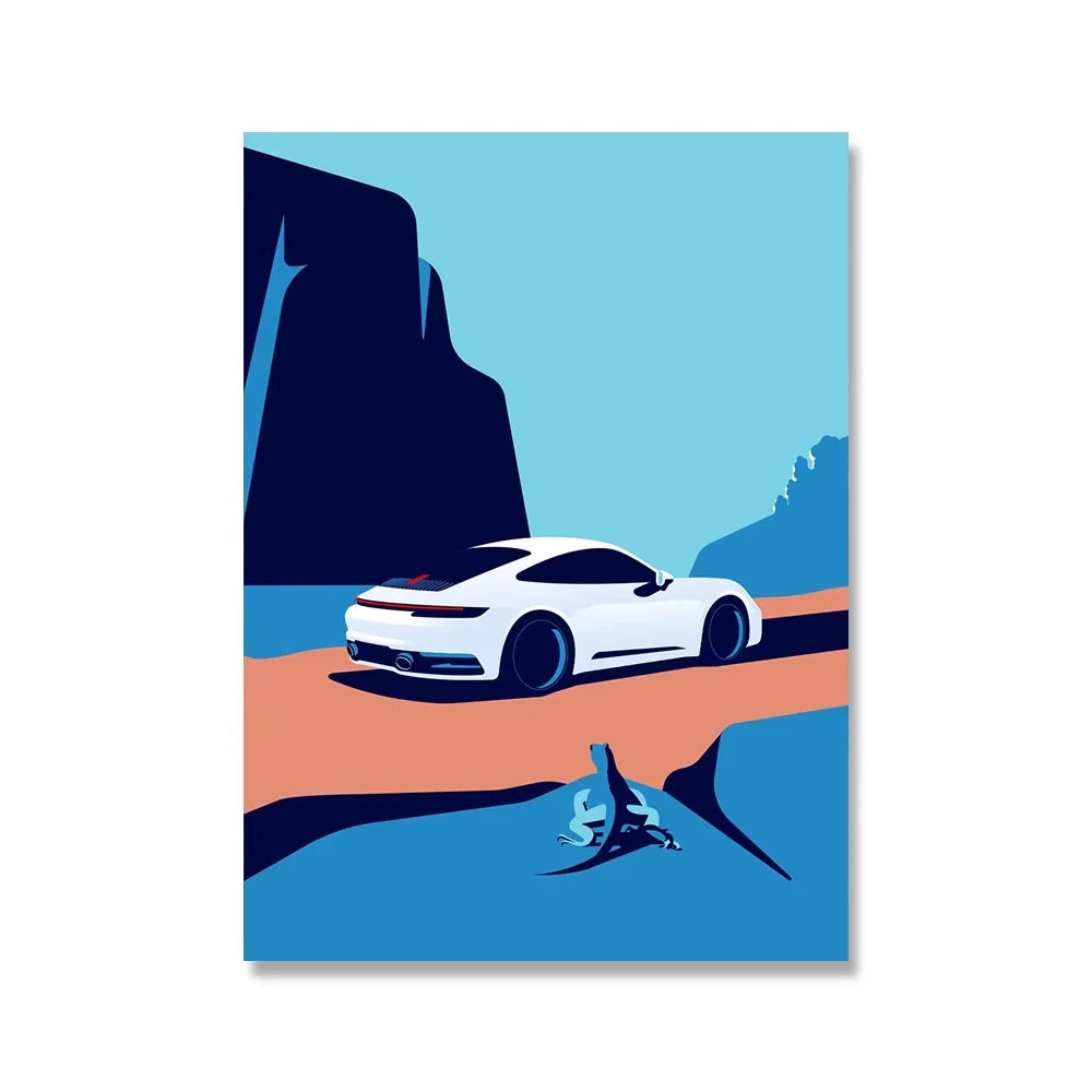 Retro Car Posters